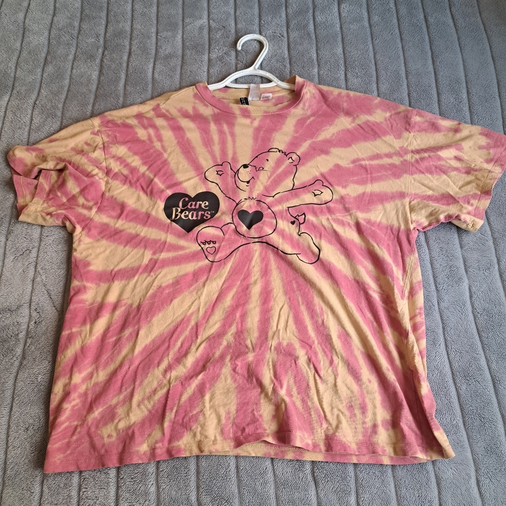 H&M Care Bears Collab Pink and Yellow Shirt (SM)